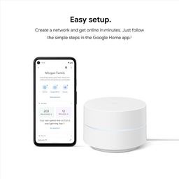 Google WiFi System (Set of 3) - 1200 Mbps dual_band Router Replacement for Whole Home Coverage (2nd Gen) 2020 Model image 5
