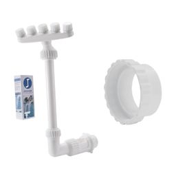 ATORSE Swimming Pool Waterfall Fountain Spray Fitting Replace Backyard 360 Rotating Double Layer Adapter image 2