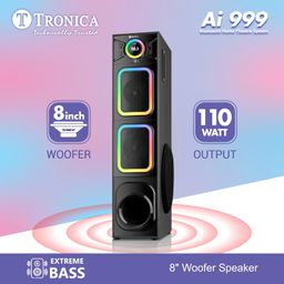 TRONICA AI999 Carol Bluetooth Home Theater System, 110W Tower speakerwith FM/PenDrive/AUX/FM Party Speaker with RGB Lights & All Functional Remote Sound Blaster with Smart TV connectivity image 5