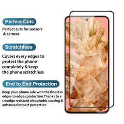 opentech OpenTech® Military-Grade Tempered Glass Screen Protector Compatible for Google Pixel 8 with Edge to Edge Coverage and Easy Installation kit image 4