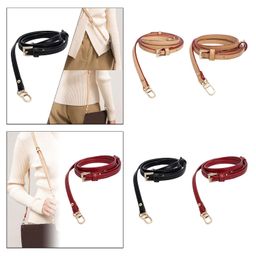 lyla Shoulder Strap Trendy PU Leather Bag Strap for Wallet Briefcase Modification Light Beige image 5