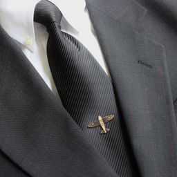 tripin Plane Shape Small Size Lapel Pin Brooch For Men image 3