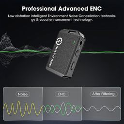 hollyview Hollyland Lark Max Wireless Lavalier Microphone with Professional ENC,250m Range, 22-Hour Battery,Wireless Microphone Compatible with iPhone/Andriod/Camera/PC Record Interview, Vlogs image 3