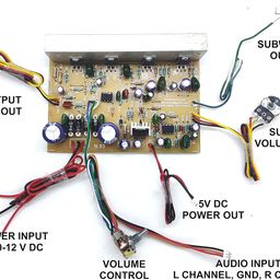 TDA2030 IC BASED 4.1 AND 2.1 CHANNEL 4 IC CONVERTIBLE TOWER SPEAKERS HOME THEATER AMPLIFIER MAIN BOARD WITH BLUETOOTH MODULE image 2