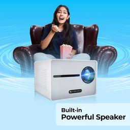 Zebronics PIXAPLAY 20 LED Projector with FHD 1080p, HDMI, USBx2, Aux Out, Bluetooth v5.1, Upto 431 cm Screen Size, Built-in-Speaker, 3000 Lumens and a Compact Design image 5