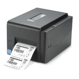 TSC TE244 Barcode Printer with One Label Roll and Ribbon Free image 1