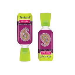 hunny- bunch Fevicryl Fabric Glue, Non-Toxic, Multi-Surface Adhesive For Sticking Embellishments on Fabric, Ideal for Art & Crafts (Pack of 2-30g Each) image 2