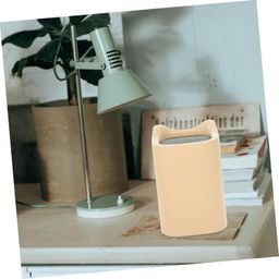 Zerodeko Desktop Trash Can Trash Recycling Containers Tiny Trash Can Decorative Trash Can Mini Desktop Dumpster Mini Dumpster for Desk Car Trash Bin Office Nordic Small Wastebasket Plastic image 3