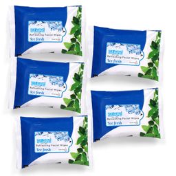 steps soft n' silky Steps Soft N Silky Wet Face Wipes With Refreshing Ice Fresh Fragnance (Pack of 1 (25 Sheets)) image 4