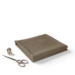 Ruby Fabrics Linings Unstitched Solid Wrinkleless Light-Weight Suiting Khaki Trouser Fabric (1.5 Meter for As Per Your Use) image 1