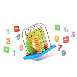 BKDT Marketing Educational Abacus 5 Rods for Kids Early Math Skills for Kids to Learn to Count, Add & Subtract with Colourful Beads - Mathematics Tool kit -Abacus Toys for Kids (Abacus 5 Rods) image 2