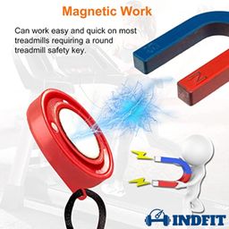 INDFIT® Treadmill Safety Key, Universal Treadmill Magnet Safety Key for All Treadmills, Use to Protect User from Injury image 4