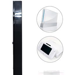 Tuboopy Wii Sensor Bar Wireless, Wiiu Infrared Ray Motion Sensor Bar for Wii/Wii U Console/PC (Black) image 4
