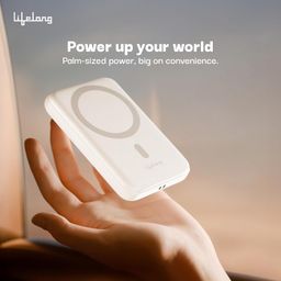 Lifelong Flux 10000mAh Quick Charge 3.0 | Magsafe Power Bank with Type-C PD Output (22.5W) & Input (18W) | Wireless Output 15W | Portable Charger for Mobiles, Earbuds, Wireless, Speakers & Tablets image 4