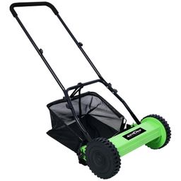 Neptune Simplify Farming Hand Push Manual Lawn Mower 16-Inch 5-Blade with 27 Liters Grass Catcher | Adjustable Handle Height | Grass Cutter Machine Sweeper for Home Garden and Park Greening image 1