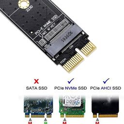 generic Foxaa PCI-E to M.2 NVME PCIE X1 Adapter M.2 NVMe SSD to PCI-e Expansion Card Hard Drive Converter Card for Desktops PC pcie to m.2 ssd Adapter image 2