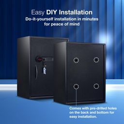 Ozone 95.4 Litres Digital Safe Locker for Home & Office – Digital Lock, 1-Way Unlocking (Password), Size: 650H x 440W x 405D mm, Weight: 34.7kg, 2-Year Warranty image 5