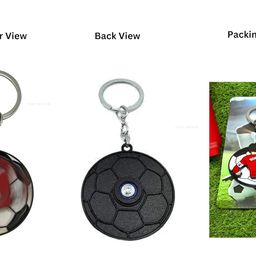 asha maven Pack of Football Spining Rotating Spinner Combo Set | Ronaldo keychain | Messi Keychain image 3
