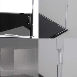 RAPAL 10x10x10 inch Display Case for Collectibles SELF Assemble Clear Acrylic Box Alternative Glass Case for Display Action Figures Home Storage & Organizing Toys image 5