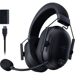 Razer BlackShark V2 HyperSpeed Wireless Gaming Headset:Lightweight -THX Spatial Audio- Bendable Mic - 50mm Drivers-2.4GHz, Bluetooth or USB-70 Hr Battery w/USB Type C Charging-Black-RZ04-04960100-R3M1 image 1