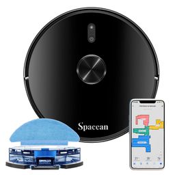 Spacean CleanSpace, Robot Vacuum Cleaner Home 3-in-1, Big 5300mAh Battery & high 4000Pa Suction Power, Sweeping, Vacuuming and Mopping, LDS Laser (LiDar 3.0) Navigation Technology image 1