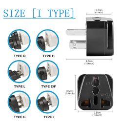 gozaqe Universal Travel Adapter for China,Australia, New Zealand,2 in 1 Type I Plug Adapter,India to China Plug with Dual Outputs,Pack of 1 image 3