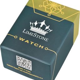limestone Day and Date Functioning Steel Strap New Quartz Analog Watch - for Men image 4