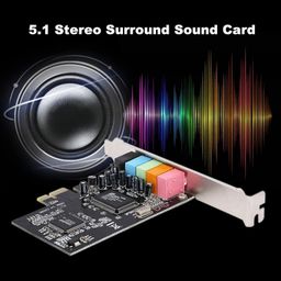 Etzin PCI-E 1X PCIe Sound Card, 5.1 Internal Sound Card for PC Windows 10 with Low Profile Bracket, 3D Stereo PCI-e Audio Card, CMI8738 Chip Adapter EPL-749PC image 5