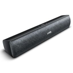 Mivi Fort Q18 Soundbar with 18W Bluetooth Speakers Soundbar, 2.0 Channel with 2 in-Built Full-Range Speakers, Multiple Input Modes, 6H Playtime, 2000mAh, Made in India Sound bar for TV image 1