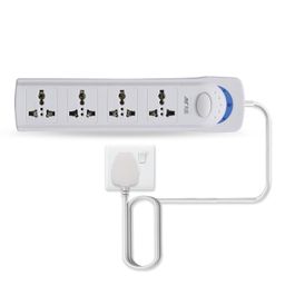 tmzuamoz Ant Plus Electric 400 Extension Board with 4 Universal Sockets, 3 Meter Long Cord, 2000 Watts, 6 Amp Multi Plug for Office & Home Appliances - White image 1