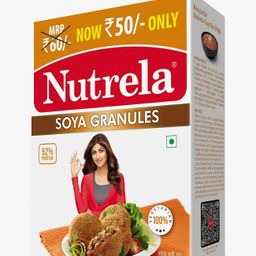 NUTRELA Soya Granules 200 G - Soya, Box image 1