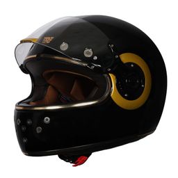 ROYAL ENFIELD RF1 Full FACE Royal 2 with Visor & Retro Vents | Certification:ISI & DOT | Liner:Dual EPS Expanded Polystyrene| UV Treated Surface | Polygiene Fabric | Micrometric Lock Black (L) 58 CM image 5