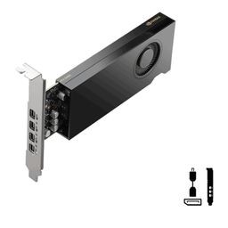 PNY NVIDIA RTX 2000e Ada Generation 16GB GDDR6 128-bit Gaming Graphic Card - VCNRTX2000EADA-SB image 1