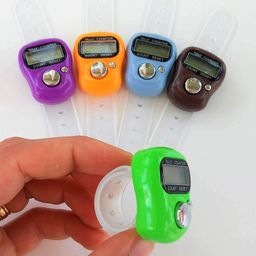 DEBIRE Digital Tally Finger Counting Machine use for Puja Mantra/Tasbeeh Tally zapa Finger Counter (Pack of 2) image 2