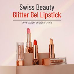 Swiss Beauty Glitter Color Change Gel Lipstick | Moisturising | Glossy Finish | Gives a Natural Colour | Lightweight | Shade-02, 3.6gm image 2