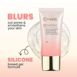 MARS Pore Cure Primer | Smooth Base | Long Lasting Makeup Primer with Oil Control (30ml) image 5
