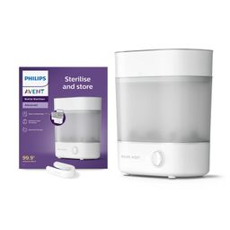 Philips Avent Sterilizer I No.1 Brand Recommended by Moms Worldwide | Kills 99.9%* Germs in 10 mins Cycle with Natural Steam Sterilization I Stays Sterile Upto 24hrs* | SCF291/00 image 1