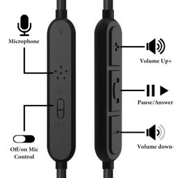 GEEKRIA Audio Cable Replacement for Bose QuietComfort QC35, QC25, SoundTrue Headphones Replacement Cable with Inline Mic/Audio Cord with Volume Control and Microphone (Black) image 3