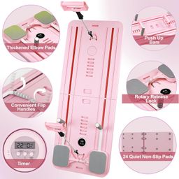 VPGS Pilates Board - Abdominal Board Pilates | Pushup Board For Men | Pilates Sliding Exercise Board | Core Workout Exercise Board | Multi-Purpose Roller Home For Achieve Workout At Home image 2