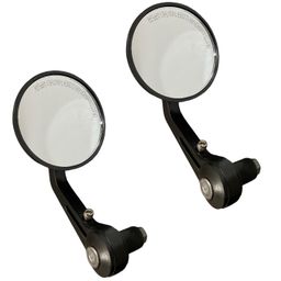 auto spare hub ASH Handle Bar End Round Mirror Side Rear View Edge Convex Mirrors Bike Bullet Super Meteor GT Continental Interceptor 650 Hunter Reborn Meteor Classic 350 MT 15 R15 V3 V4 KTM Duke Rc 125 200 250 390 image 3