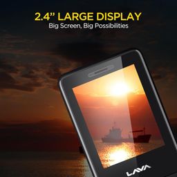 Lava A5 (2025) Dual SIM Keypad Mobile with 2.4'' Big Display | UPI Support, 1200mAh Battery | BOL Feature | Camera | Auto Call Recording | Glass Finish | and 7 Regional Languages - Black image 5