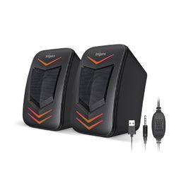 FINGERS RGB-FunBeats USB Multimedia Speaker (2.0 Channel | Sleek Design with RGB Lights | Powerful Bass | in-line Controller) image 1