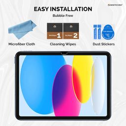 newtechno Premium Tempered Glass for iPad 11th Generation (A16) / iPad 10th Generation 10.9 inch (2022), 9H Tempered Glass, Screen Protector Guard, with Edge to Edge Coverage and Easy Installation kit image 4
