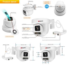 Golens V33 5MP Mini PTZ IP Camera, 5X Auto Focus Optical Zoom Camera Indoor/Outdoor P2P Ethernet Powered Live Streaming Two-Way Audio (All NVR Support) image 5