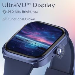 Fastrack Limitless FS2+ Smart Watch, 2.01" UltraVU Display, Functional Crown, SingleSync BT Calling, 110+ Sports Modes, 200+ Smartwatch Faces, Upto 7 Day Battery, AI Voice Assistant (Blue) image 2