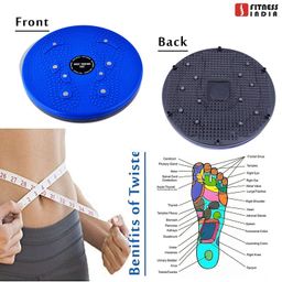 Fitness India Tummy Twister Waist Trimmer, Body Toner Exerciser Fat Buster Home Gym Exercise Equipment Abdominal - Multicolour image 4