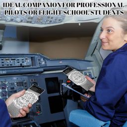 Saysurey E6B Plastic Flight Computer for Pilots Aviation Flight Computer Calculator Essential Pilot Accessories Aviation Tools for Student Training Bag, Use with IFR VFR Sectional Charts image 5