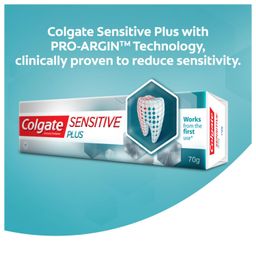Colgate Sensitive Plus Toothpaste, Tooth Paste With Pro Argin Formula for Sensitivity Relief, 140gm (Combo Pack Offer) image 4