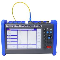 Fibershot Pro-D35 OTDR Test Wavelength 1310nm:35dB/1550nm:33dB SingleMode Fiber OTDR Tester Built-in OPM+LS+VFL+FM+PM Module+7inch TFT Touch Screen Connector with SC/PC, FC/PC, ST/PC image 5