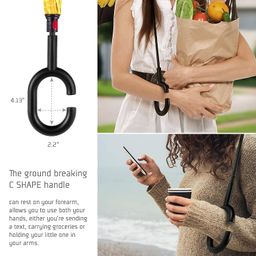 lipsa enterprise Double Layer Reverse Windproof Inverted UV Protection Big Straight Umbrella for Car Rain Outdoor with C-Shaped Handle (Multicolor) image 4
